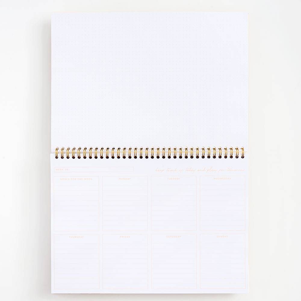 Floral Lustre Weekly Planner