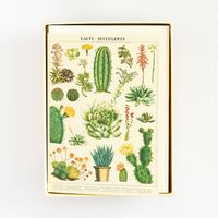 Cacti and Succulents Stationery Set