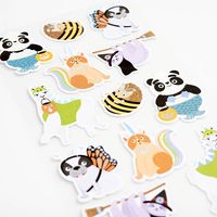 Animals in Costume Stickers