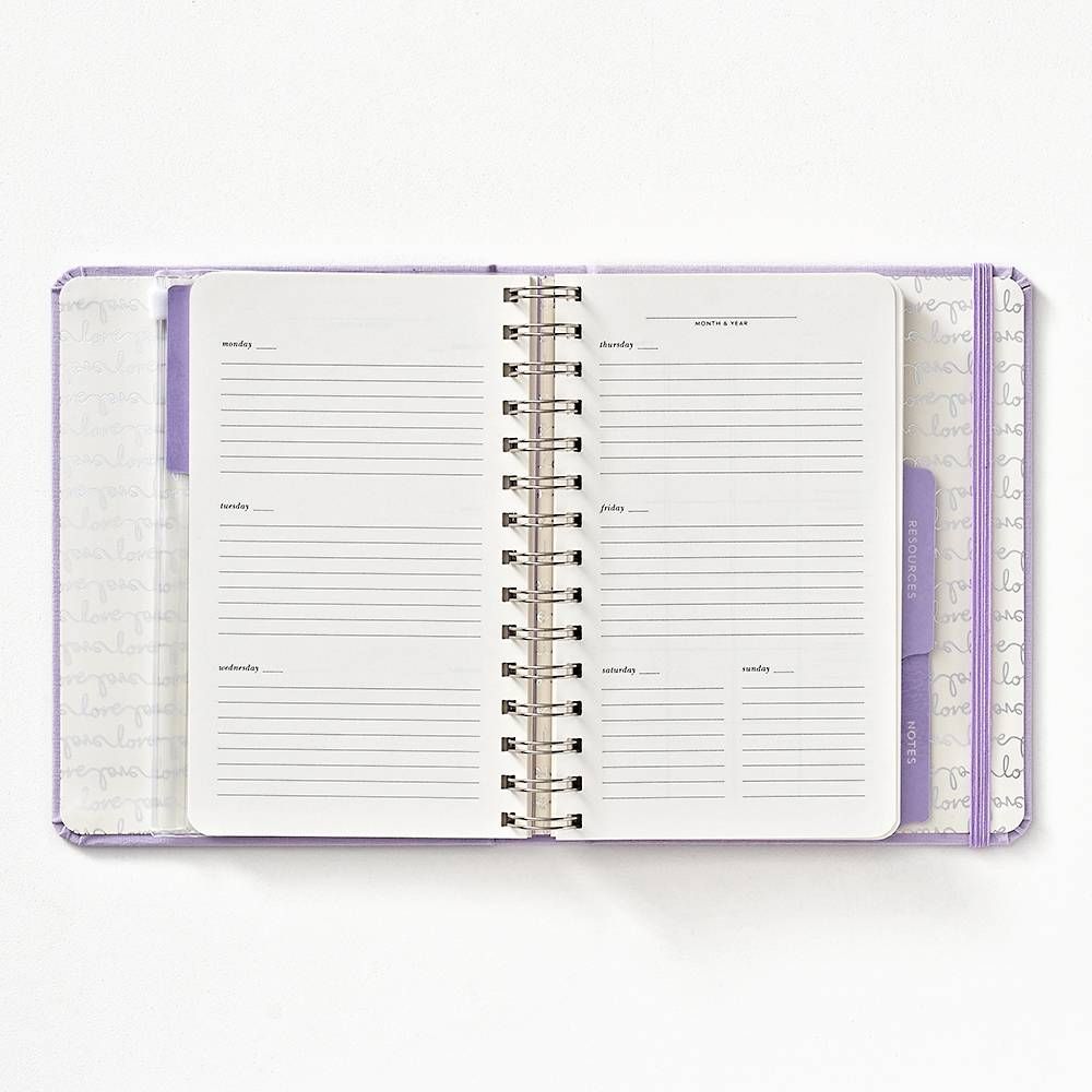 "Engaged" Lilac Planner
