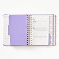 "Engaged" Lilac Planner