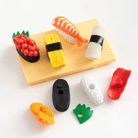 Sushi Board Erasers