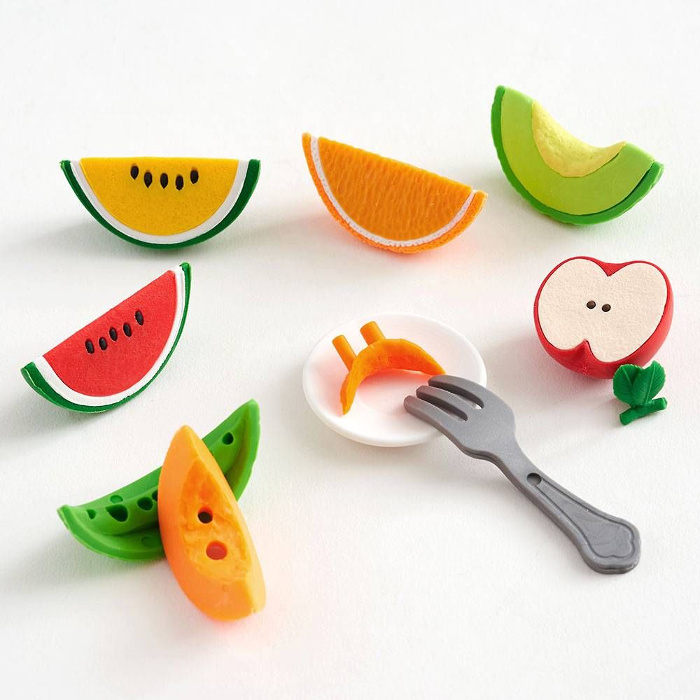 Sliced Fruit Erasers