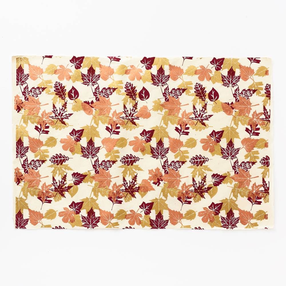 Fallen Leaves Handmade Paper