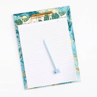 Turquoise Marble Clipboard