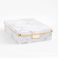 Gray Marble Letter Box