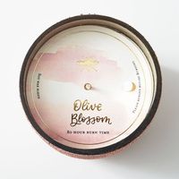 Rose Gold Olive Leaf Candle