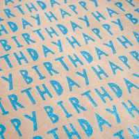 Happy Birthday Wrapping Paper