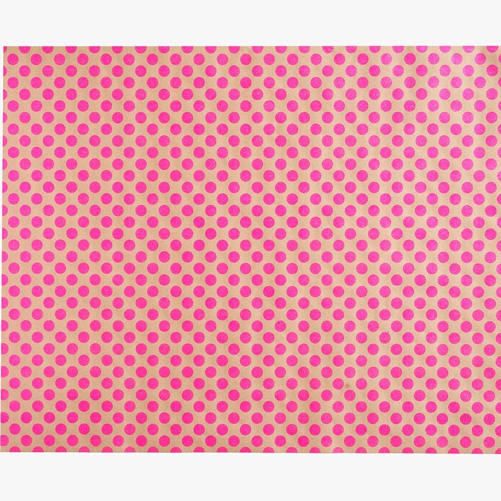 Pink Polka Dot Wrapping Paper