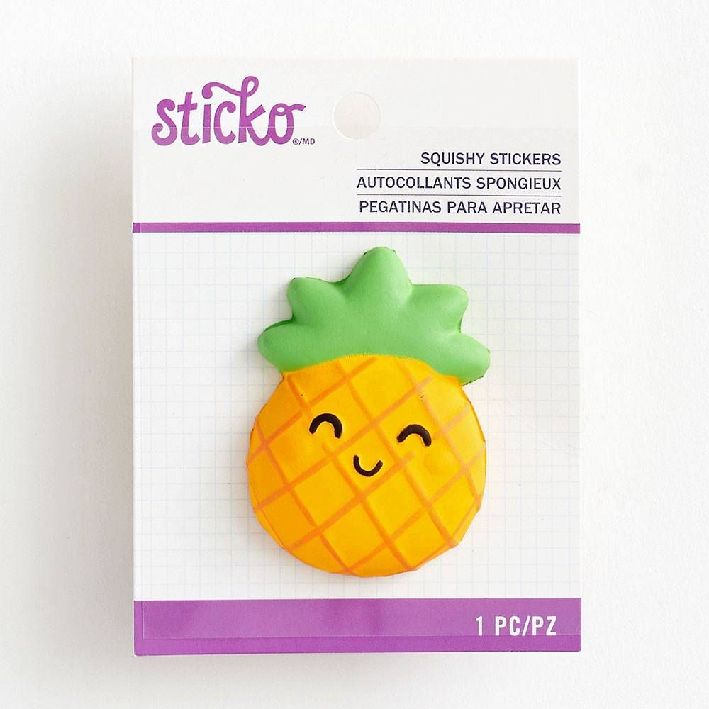 Squishy Pineapple Sticker