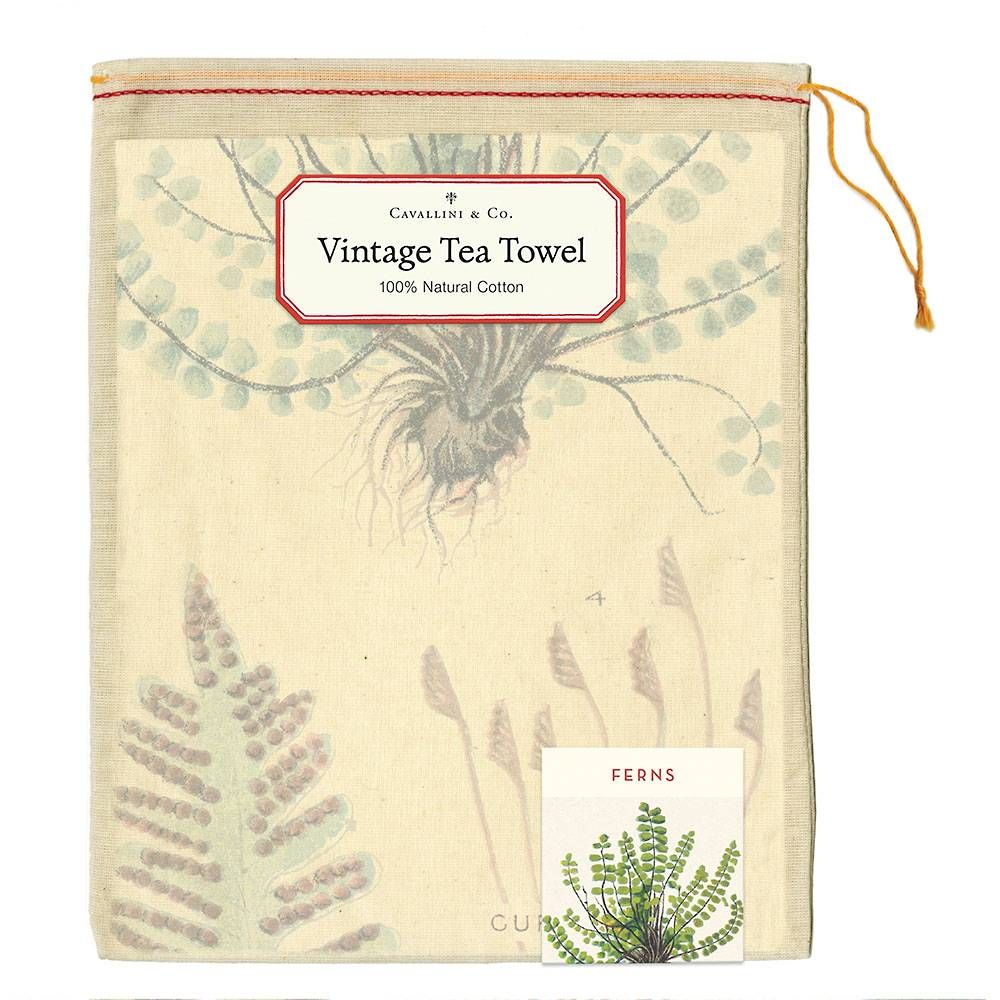 Ferns Tea Towel