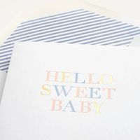 Hello Sweet Baby Card