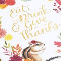 Give Thanks Chipmunks Card