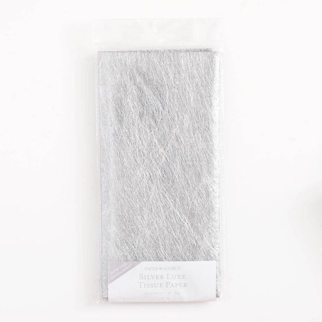 Paper Source Silver Luxe Tissue Paper Set