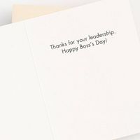 The Big Cheese Boss's Day Card