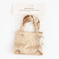 Gold Chunky Glitter Treat Bags