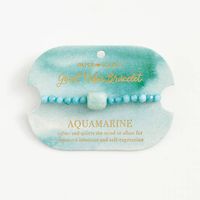 Aquamarine Good Vibes Bracelet