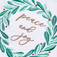 Peace and Joy Wreath Tea Towels