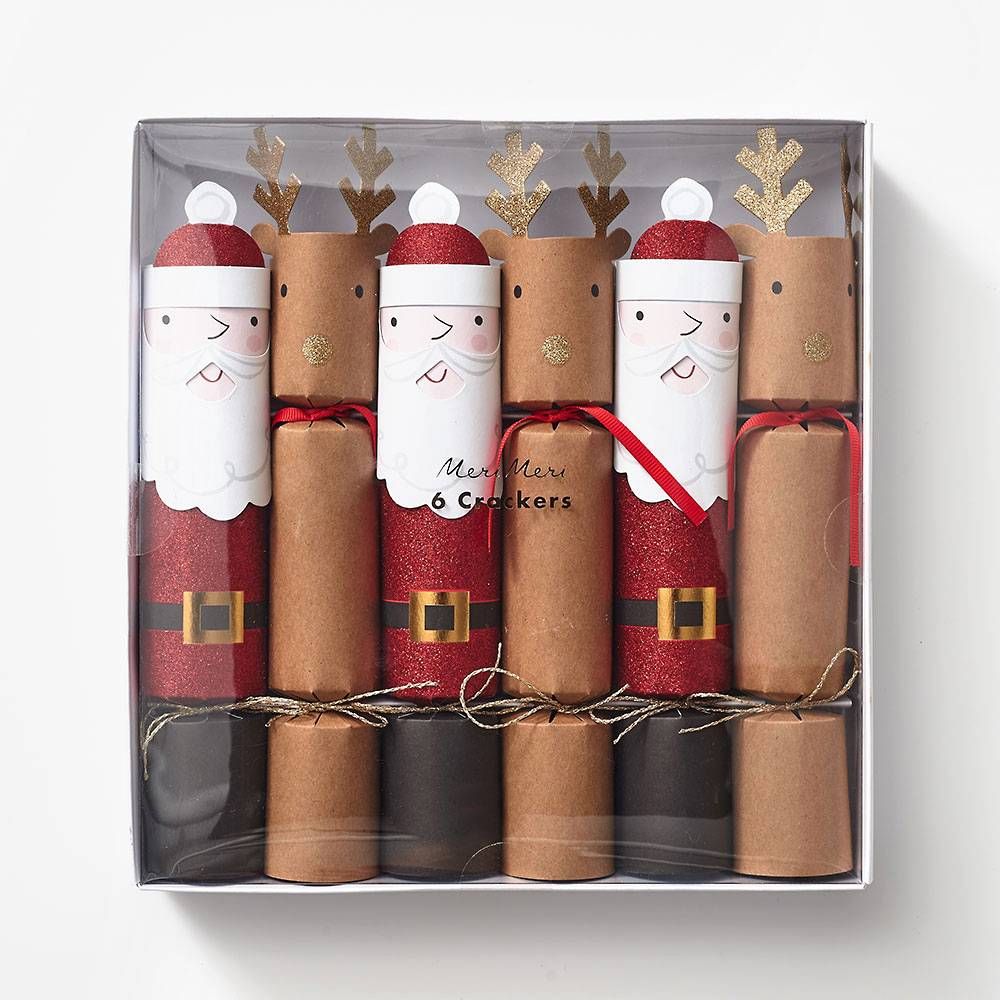 Santa & Reindeer Party Crackers