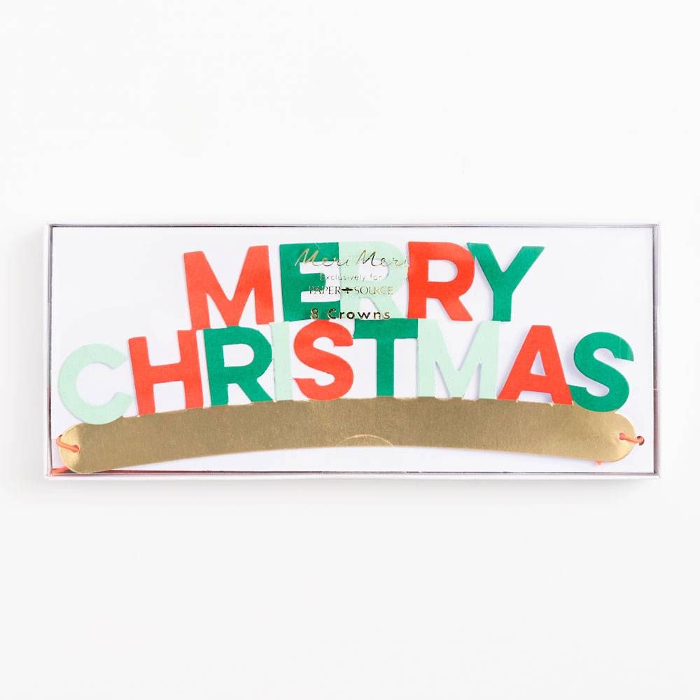 Merry Christmas Paper Headbands