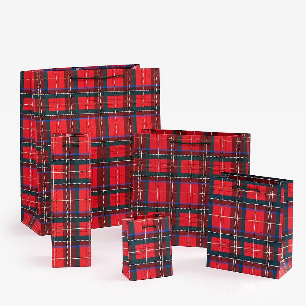 Tartan Plaid Gift Bags