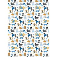 Happy Paw-nukkah Wrapping Paper