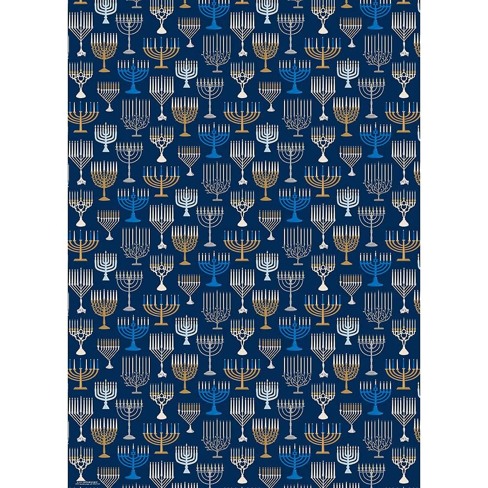 Menorah Wrapping Paper