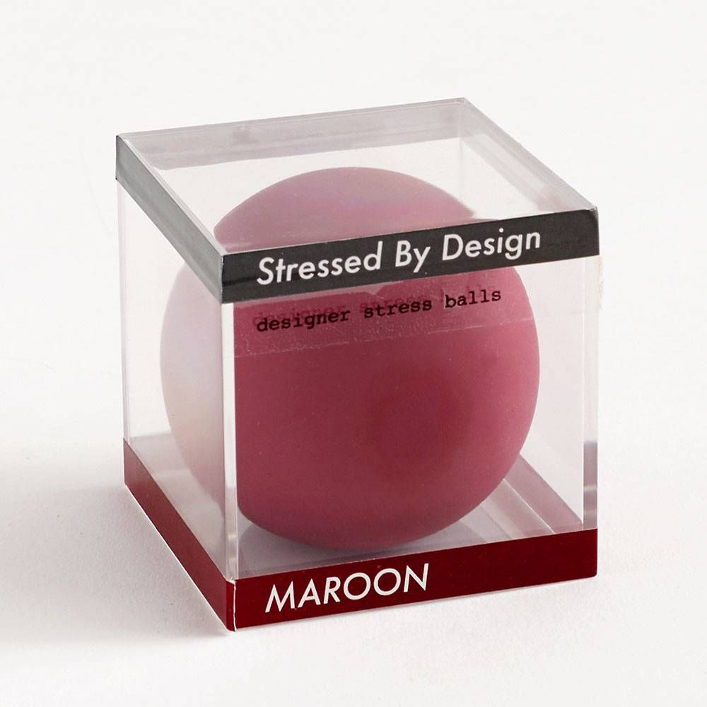 Maroon Mini Stress Ball