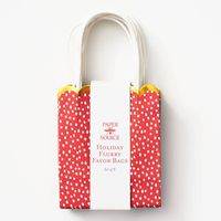 Red & Green Flurry Treat Bags