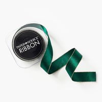 Green Glittered Satin Ribbon