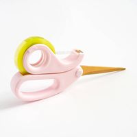 Pink Scissors with Tape