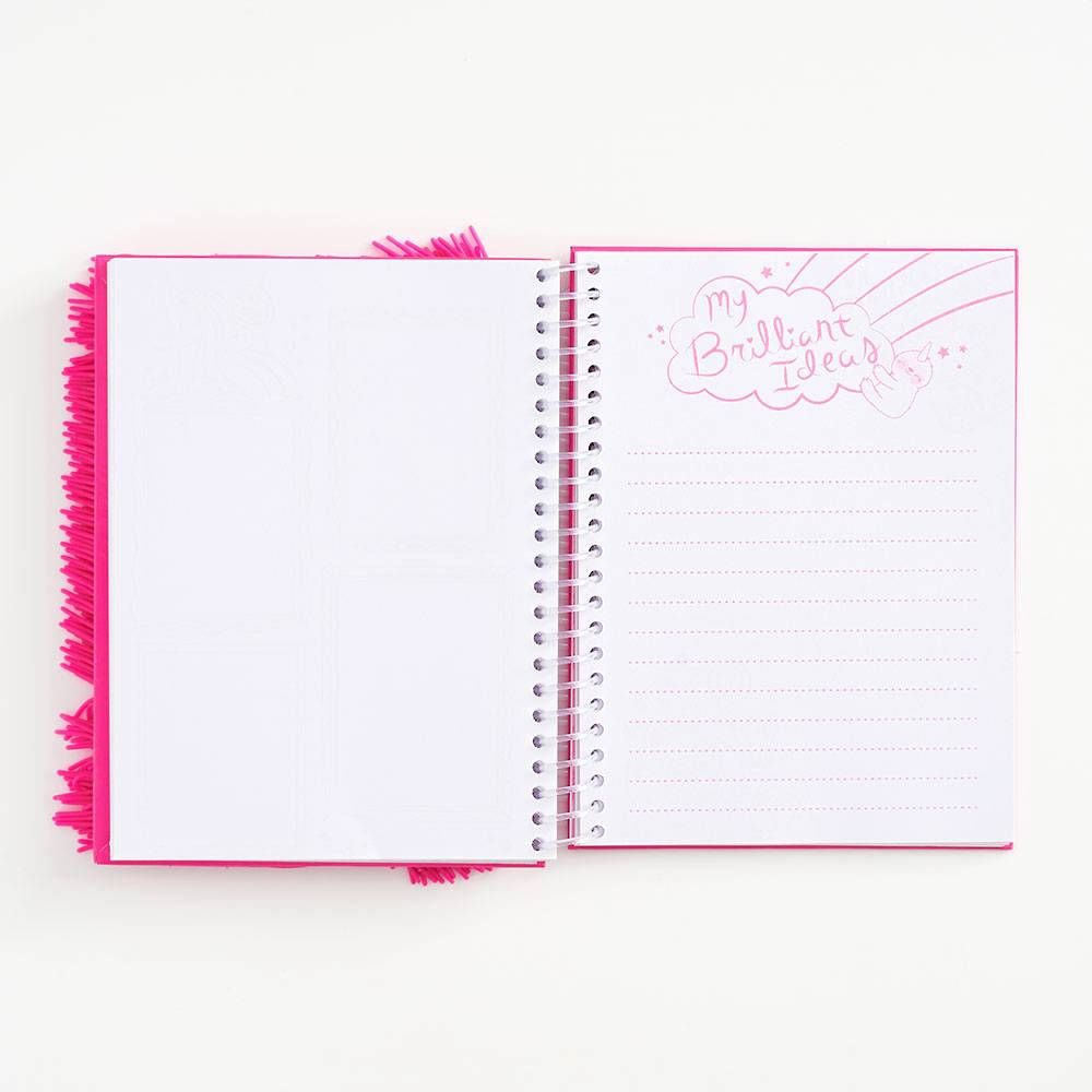 Stringy Stretchy Pink Journal