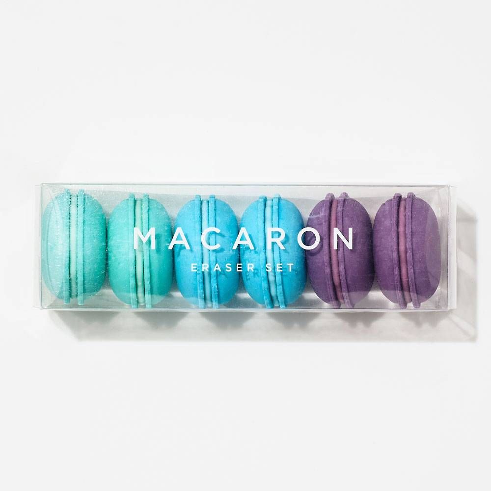 Macaron Erasers