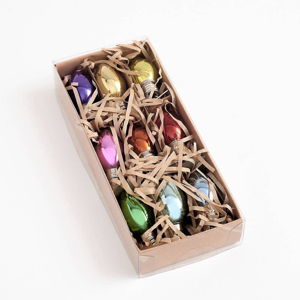Light Bulb Ornament Set