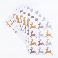 Glitter Reindeer Stickers