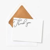 Script Thank You Luxe Stationery Set