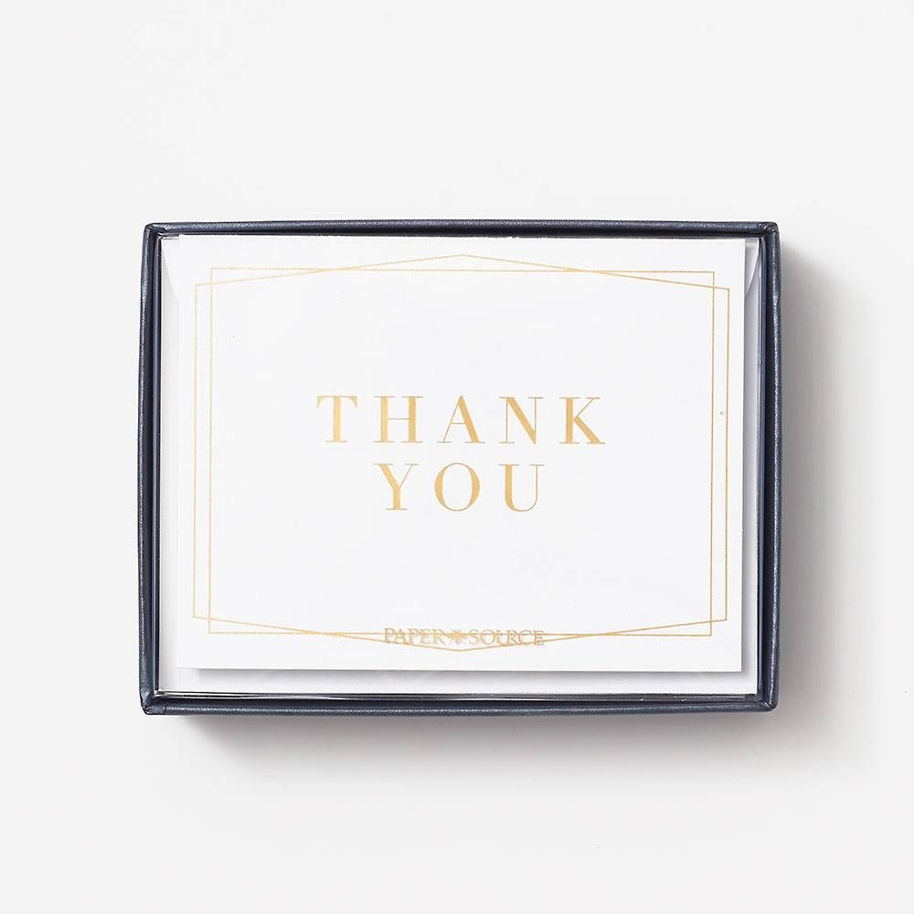 Foil Thank You Luxe Stationery Set
