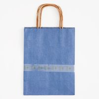 Metallic Blue Medium Gift Bags