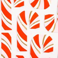 Candy Cane Die Cut Napkins