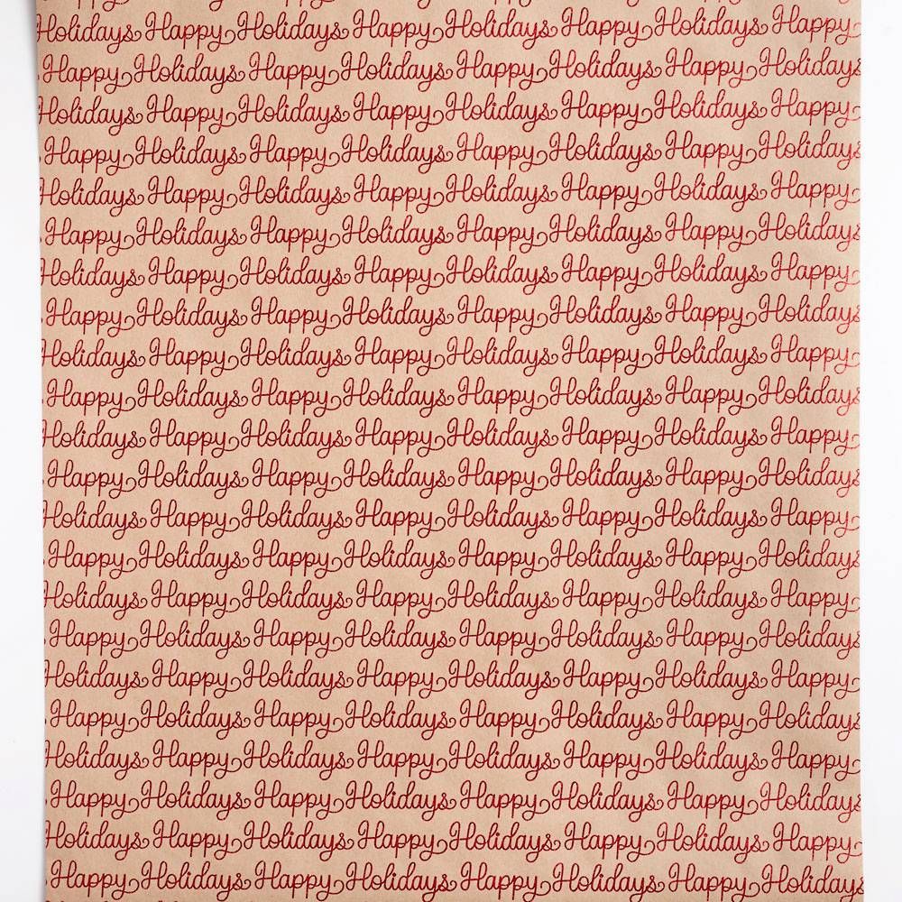 Happy Holidays Wrapping Paper