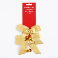 Gold Bows with Bells