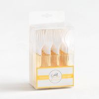 Mini Gold Cocktail Forks