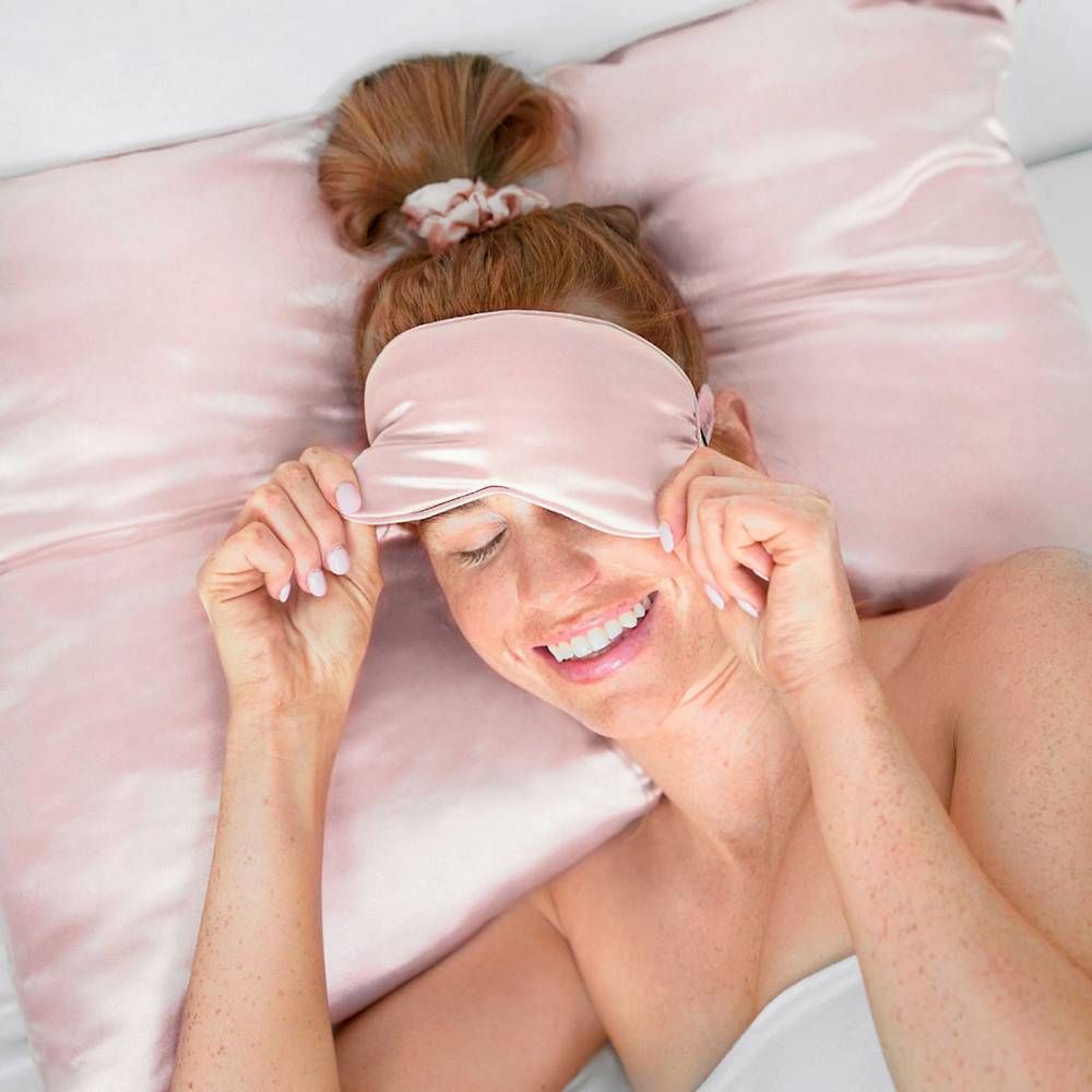 Blush Satin Sleep Set
