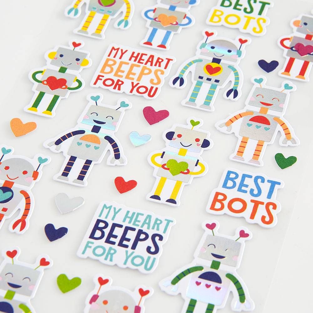 Robot Love Stickers