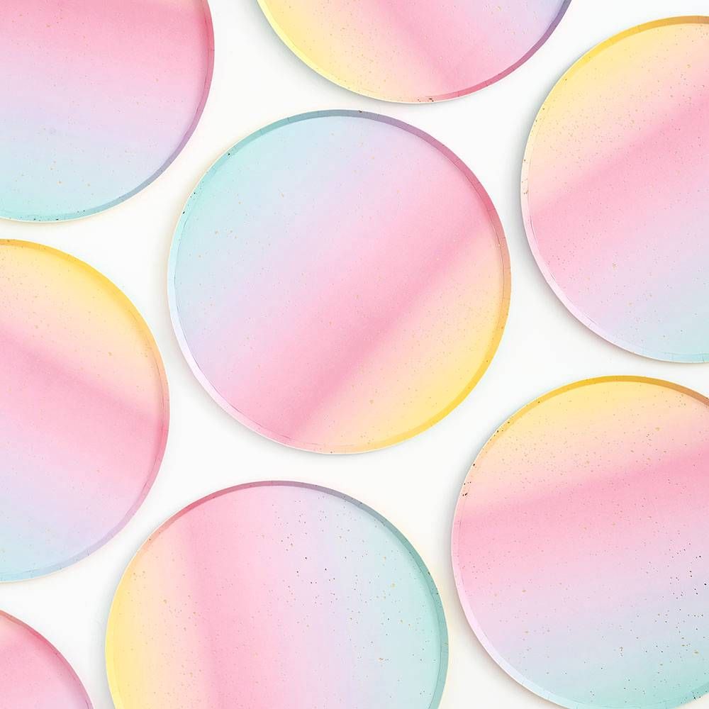 Large Ombre Plates