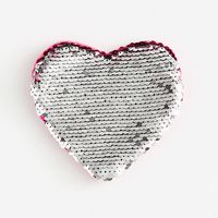 Reversible Sequin Heart Coin Purse