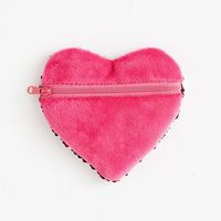 Reversible Sequin Heart Coin Purse