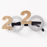 2020 Sparkly New Years Glasses