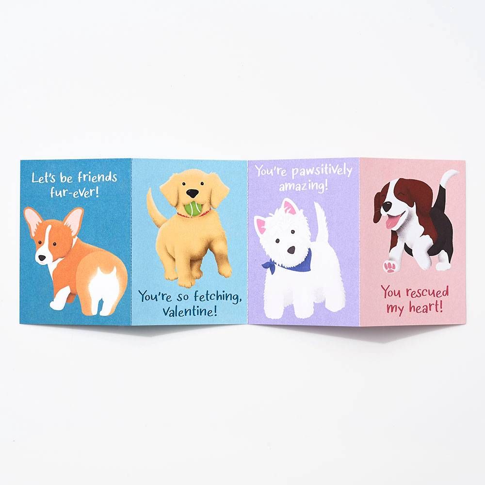 Puppy Valentine Card Set