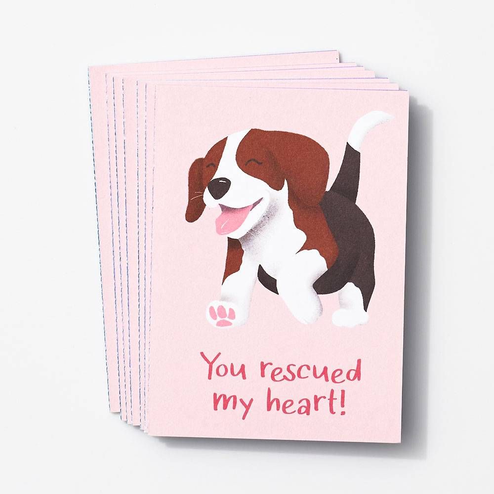 Puppy Valentine Card Set